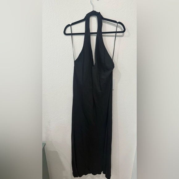 NWT Reformation Meral Satin Hatler Dress in XL - Picture 5 of 10